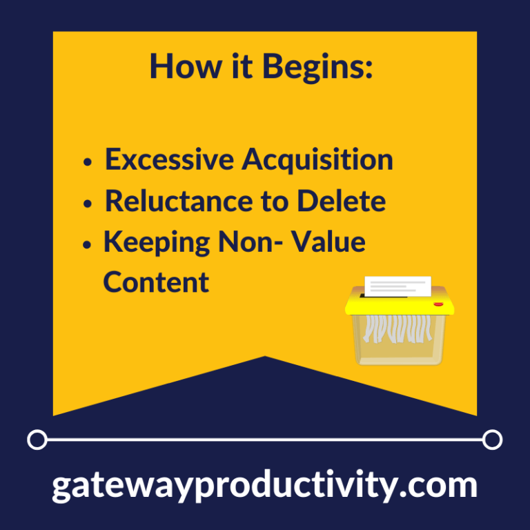 Ways to Combat Digital Hoarding • Gateway Productivity • St. Louis, MO